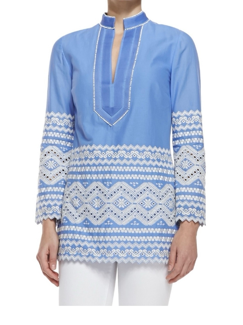 Tory Burch Zita Embroidered Tunic